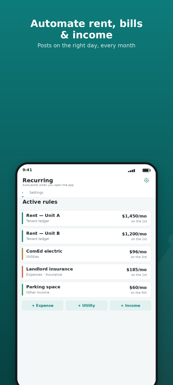 Ledgerlord: Landlord Books screenshot 6