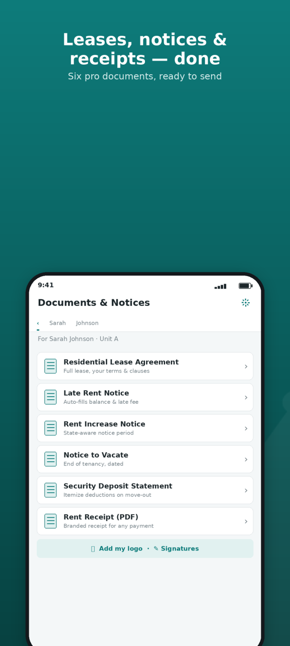 Ledgerlord: Landlord Books screenshot 7