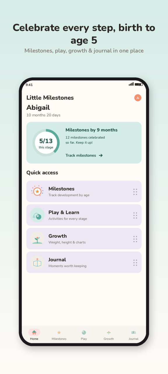 Little Milestones screenshot 1