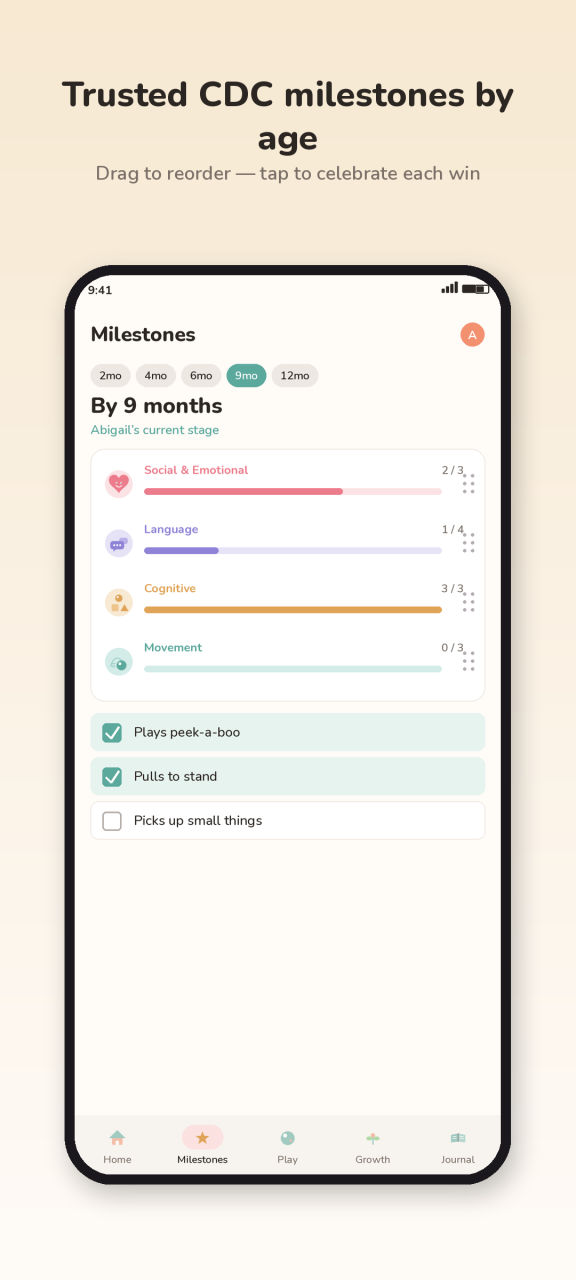 Little Milestones screenshot 2