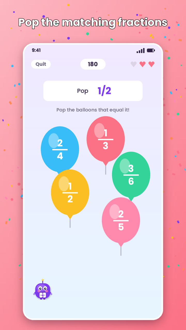 Mathlings: Fraction Action screenshot 5