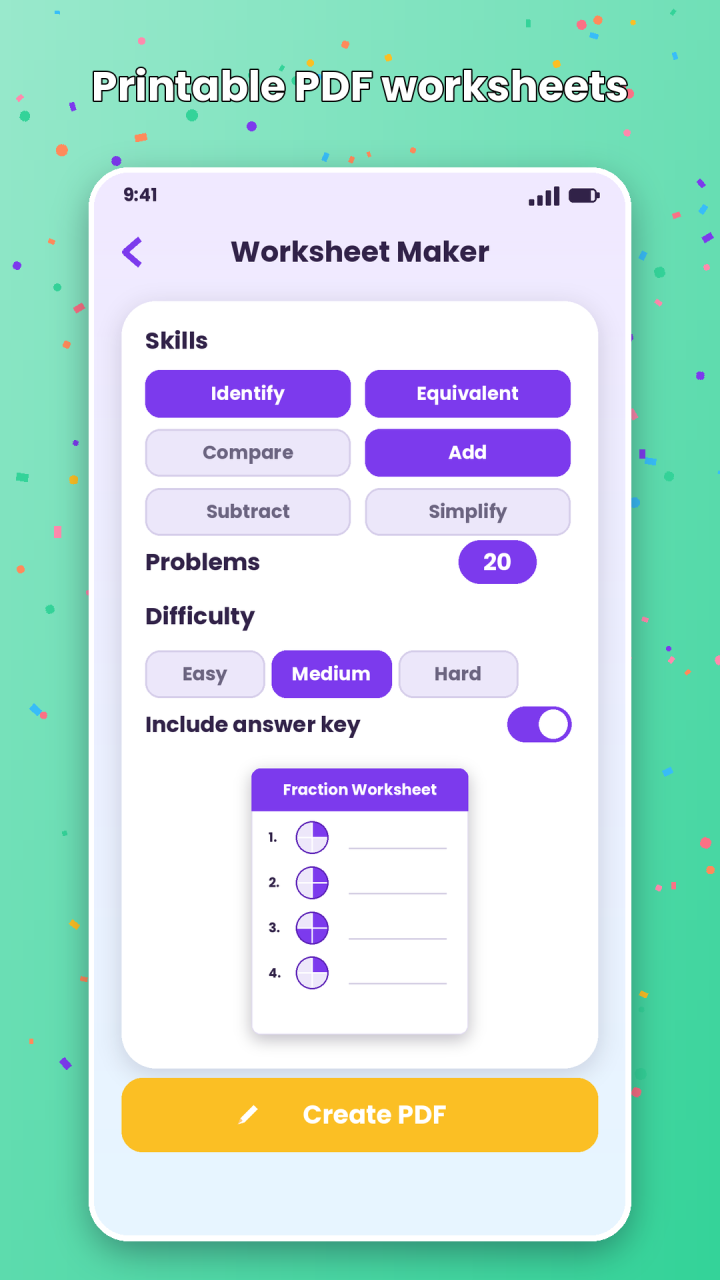 Mathlings: Fraction Action screenshot 8