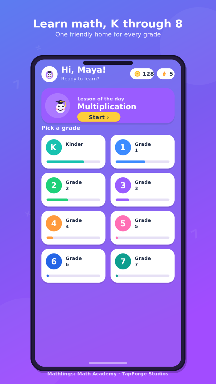 Mathlings: Math Academy screenshot 1