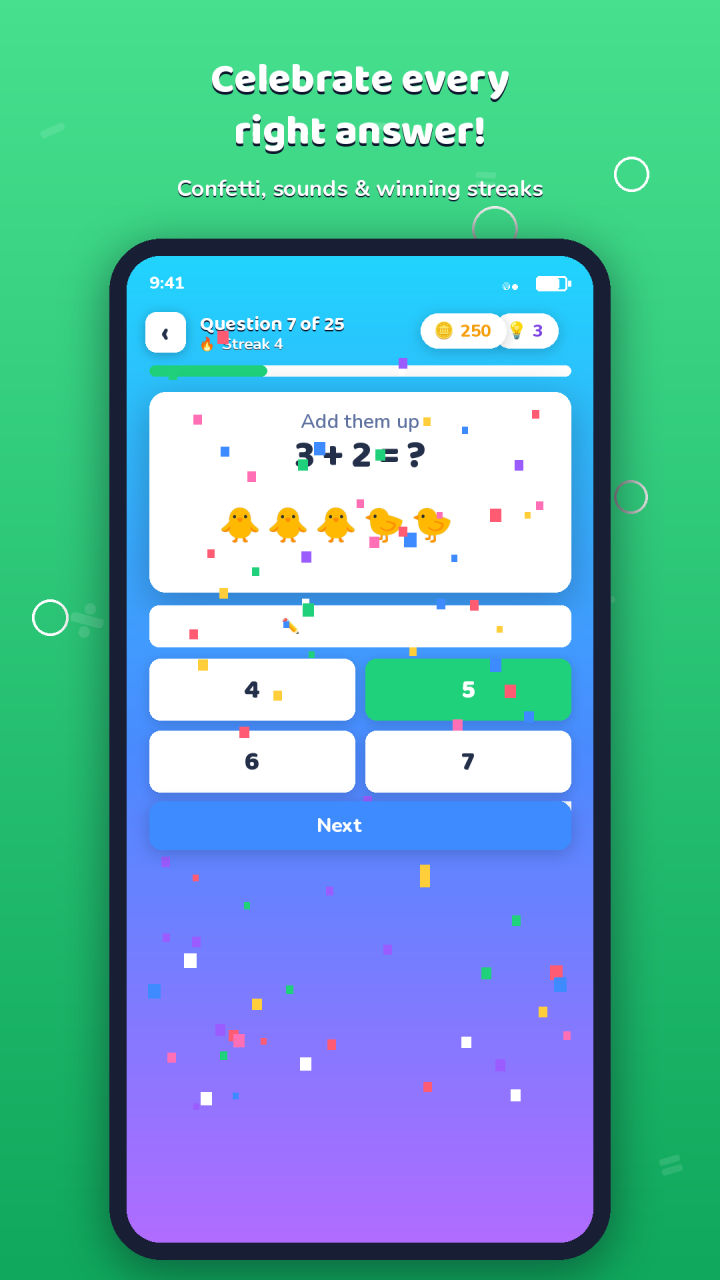 Mathlings: Math Quiz Adventure screenshot 3