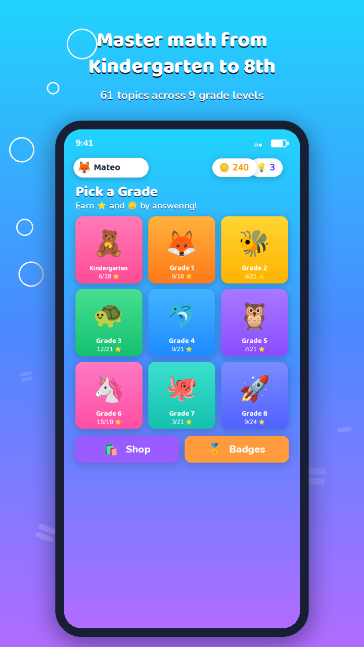 Mathlings: Math Quiz Adventure screenshot 1