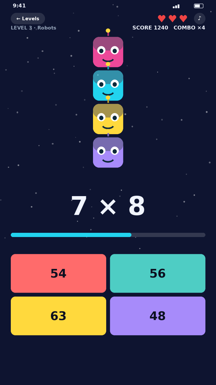 Mathlings: Times Tower screenshot 3