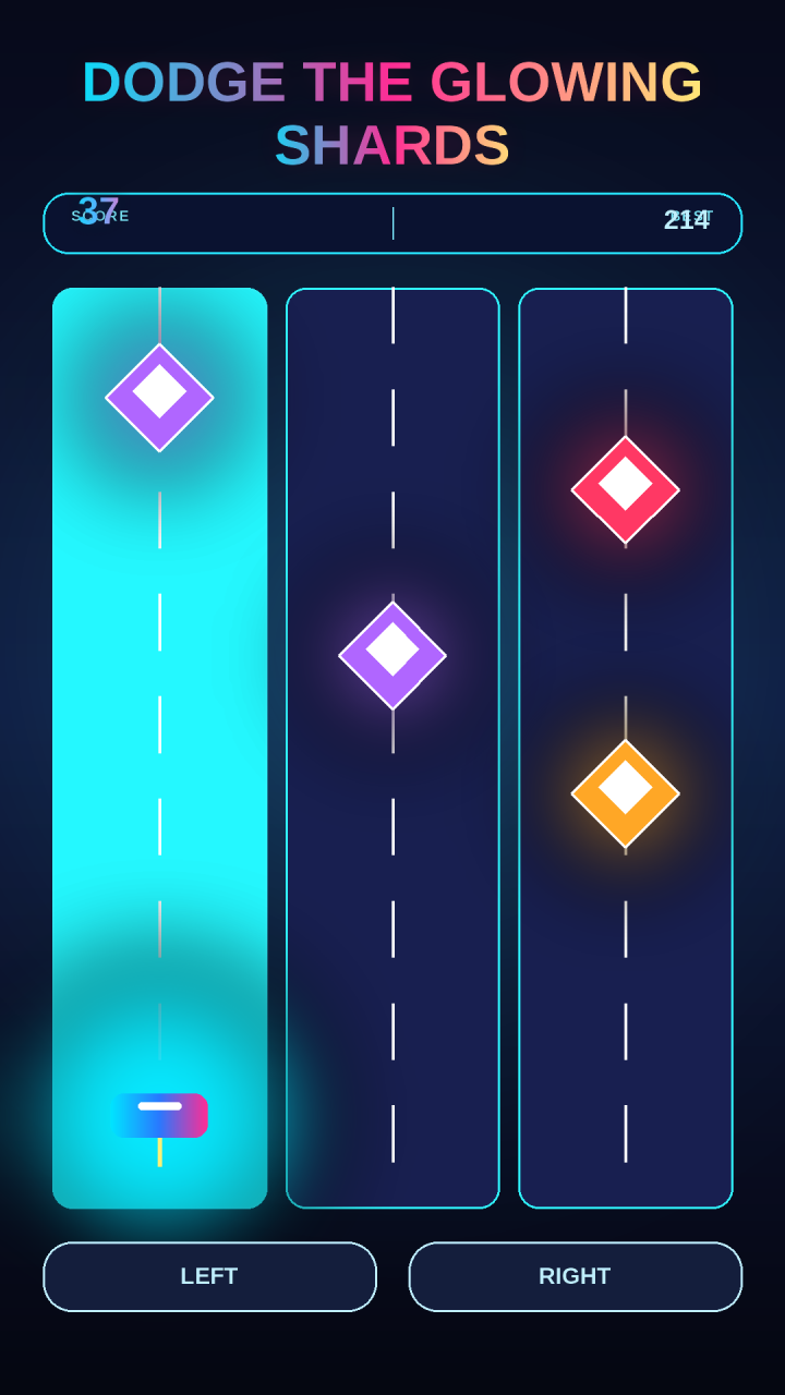 Prism Dash: Neon Dodge screenshot 2