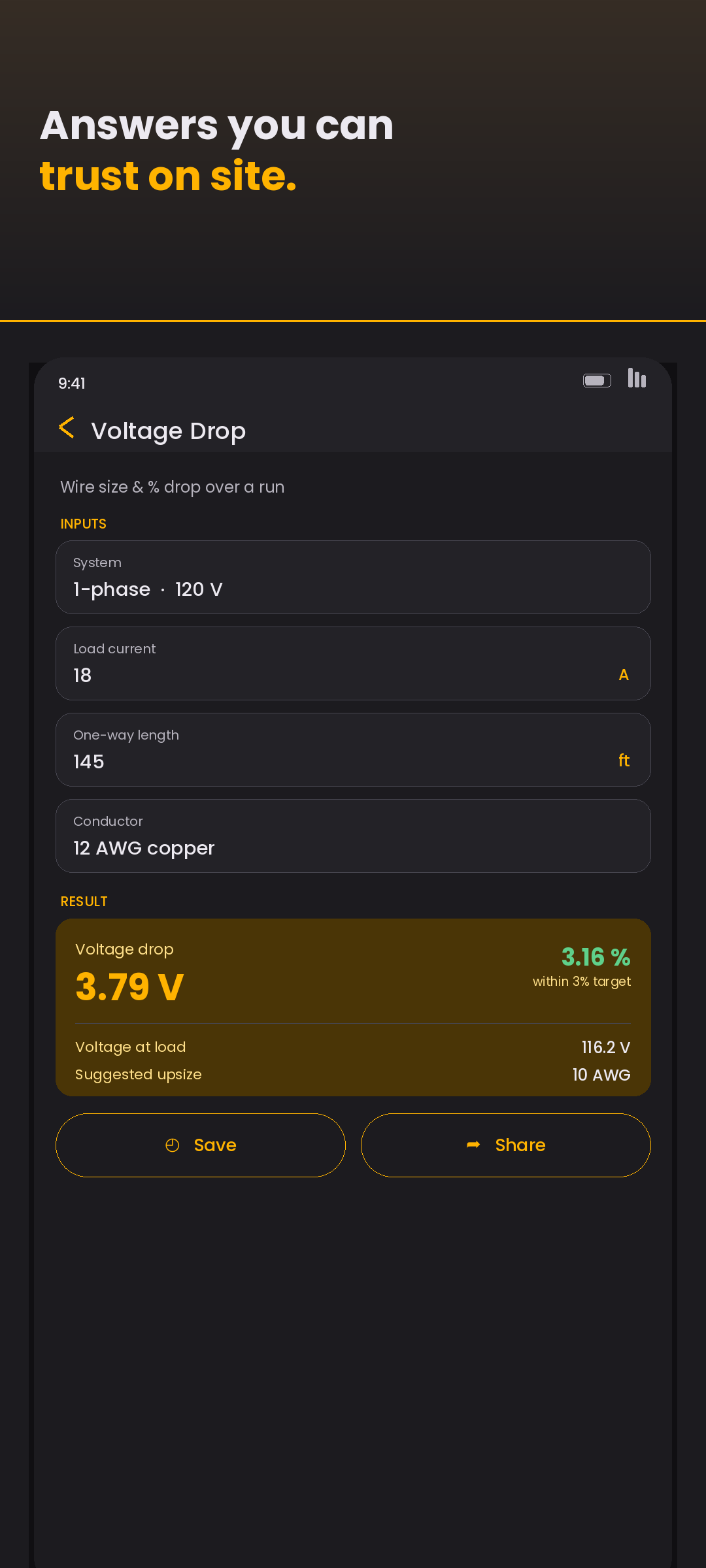 BuildSmith: Construction Calc screenshot