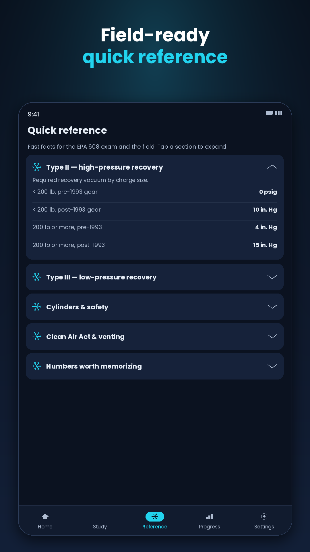 CoolForge: EPA 608 Prep screenshot