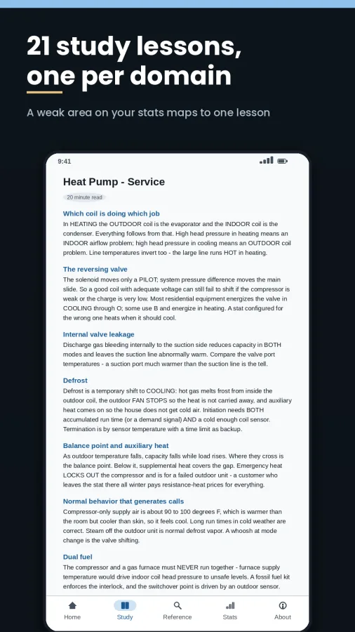 CoreForge: HVAC Exam Prep screenshot