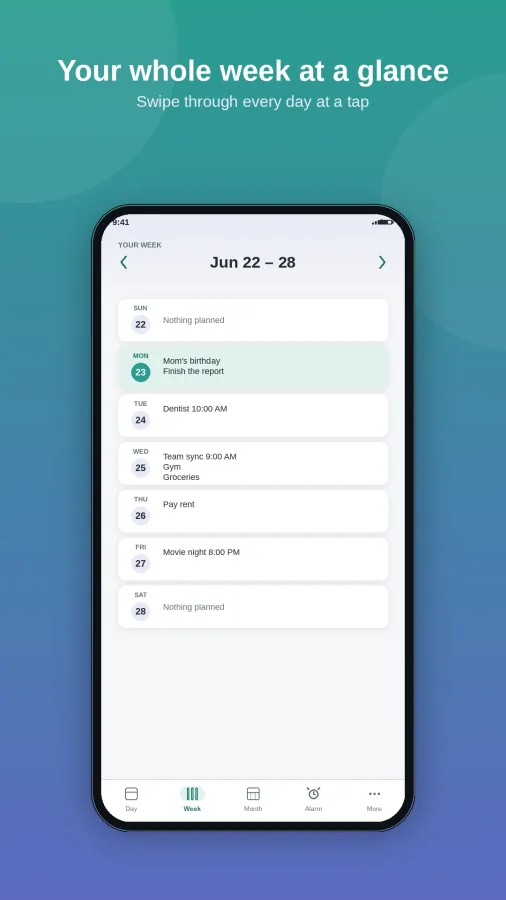 DayLeaf: Planner & Alarm screenshot