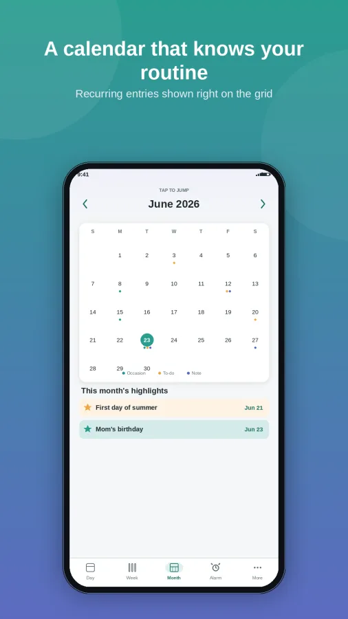 DayLeaf: Planner & Alarm screenshot