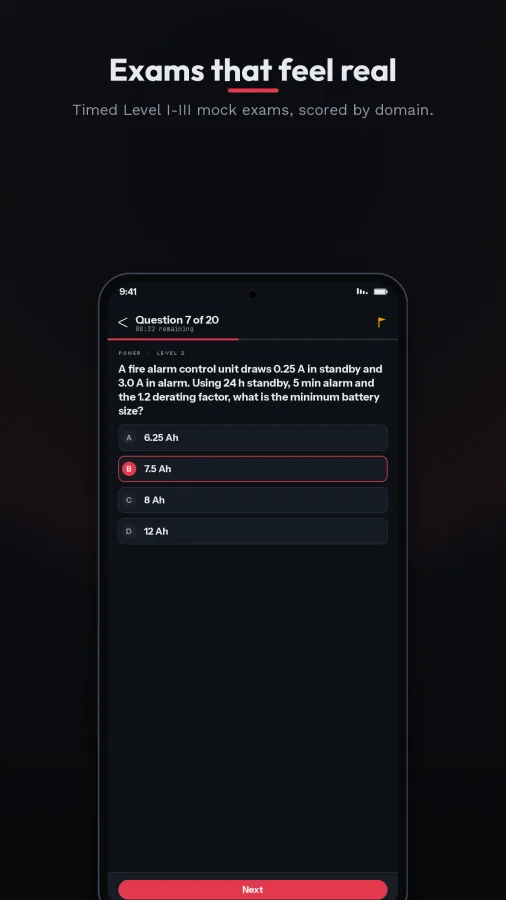 Fire Alarm Prep: NICET Exam screenshot