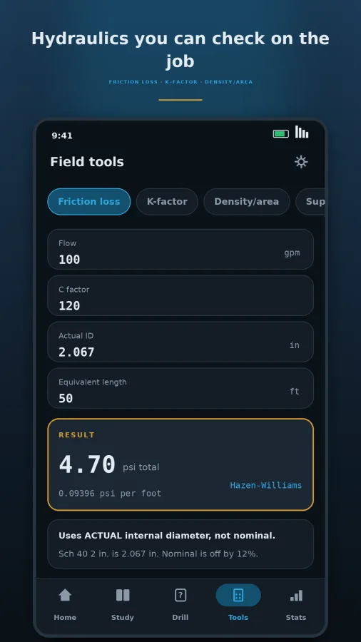 Fire Sprinkler Layout Prep - NICET screenshot