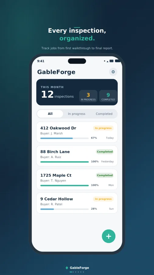 GableForge: Home Inspection (Update coming soon!) screenshot