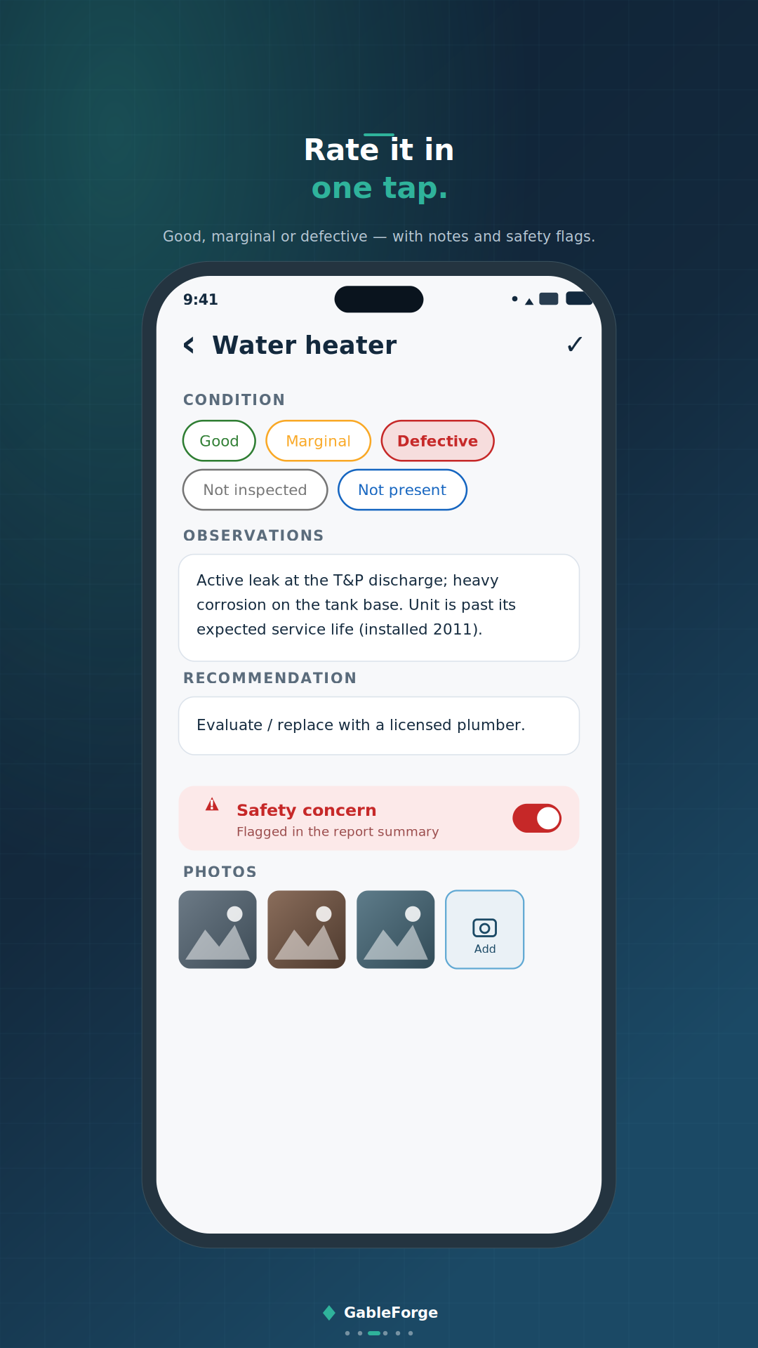 GableForge: Home Inspection screenshot
