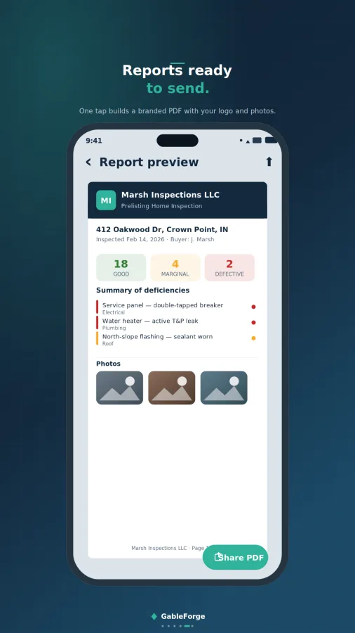 GableForge: Home Inspection (Update coming soon!) screenshot