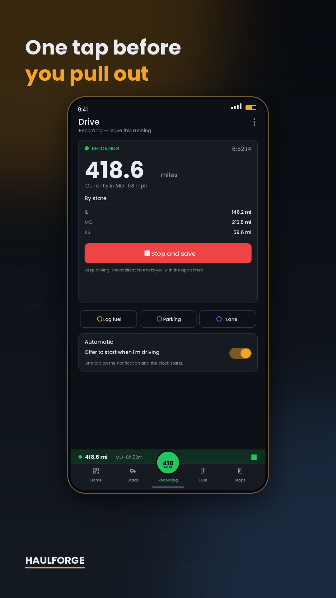 Haulforge: Owner Operator IFTA screenshot