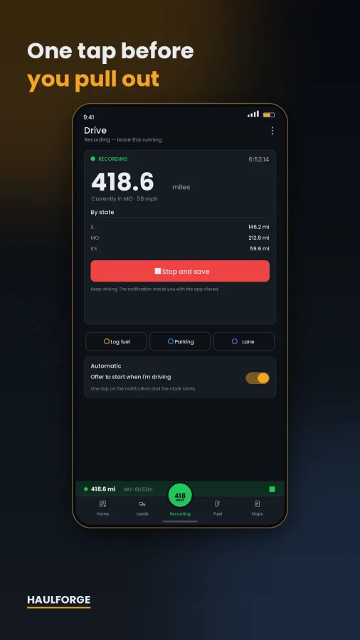 Haulforge: Owner Operator IFTA screenshot