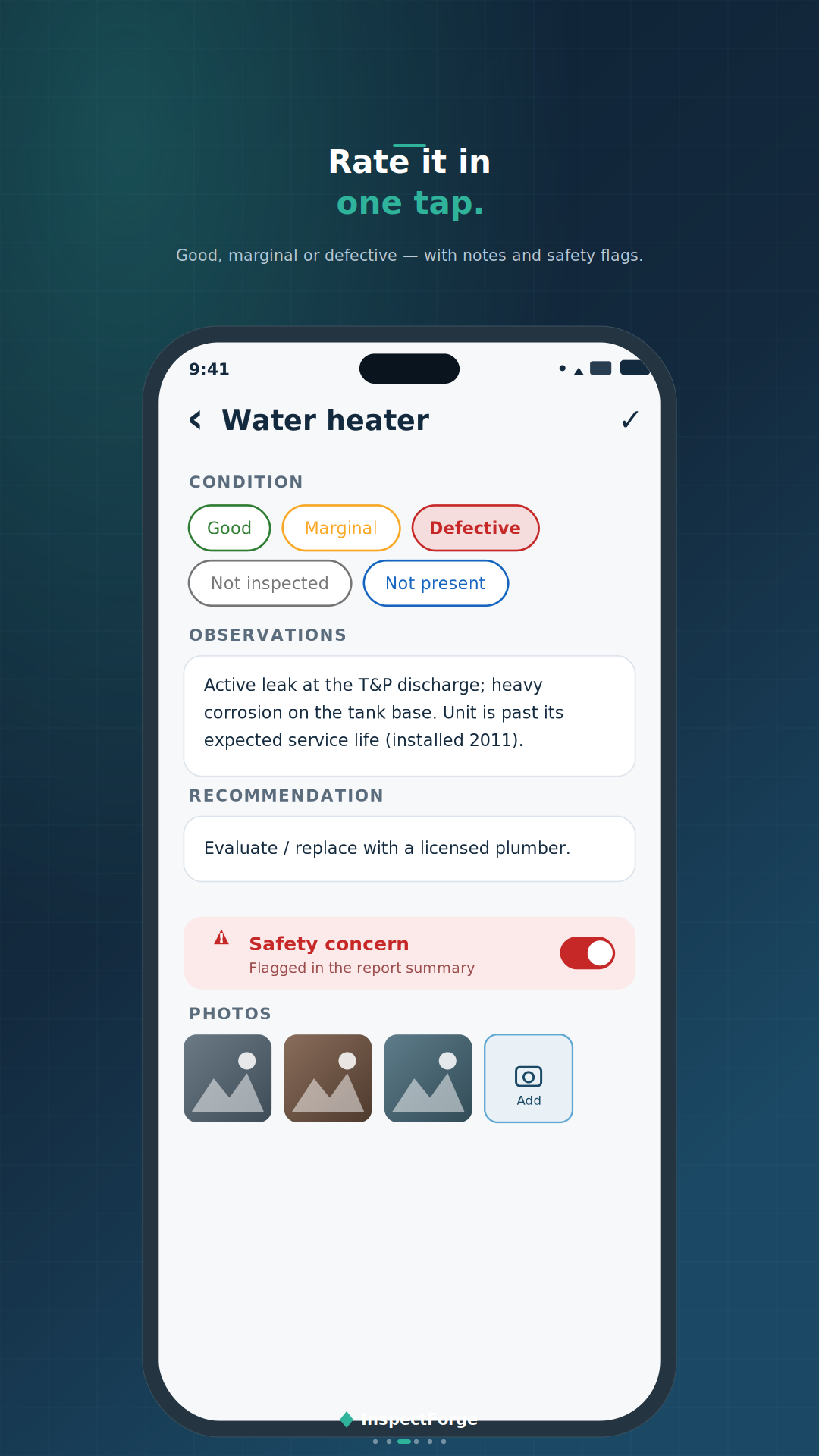 InspectForge: Home Inspection screenshot