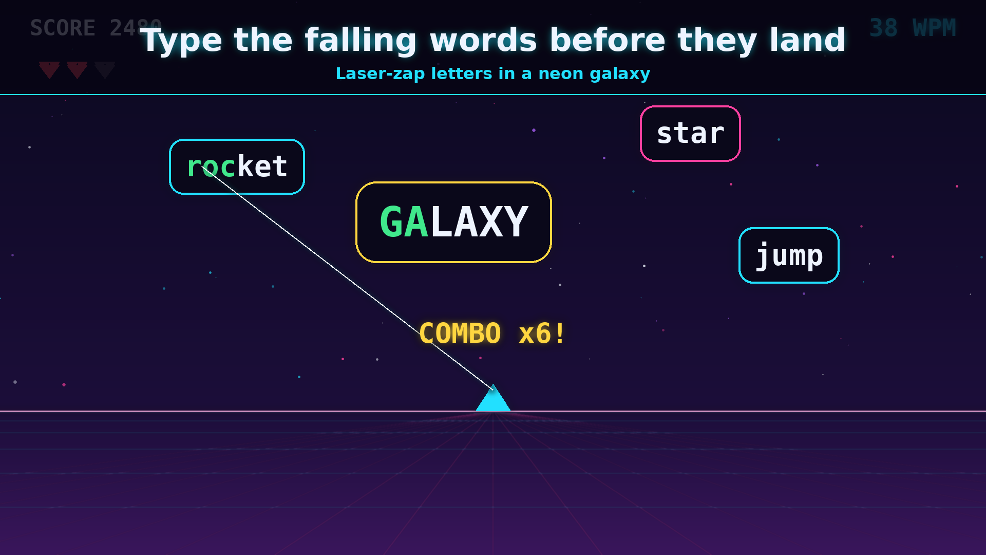 KeyZap: Kids Typing Game screenshot