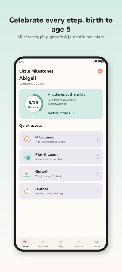 Little Milestones: Baby Track screenshot