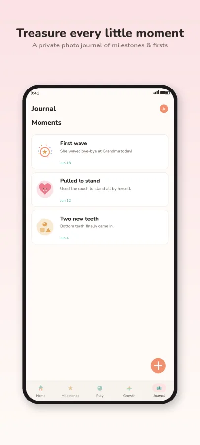 Little Milestones: Baby Track screenshot