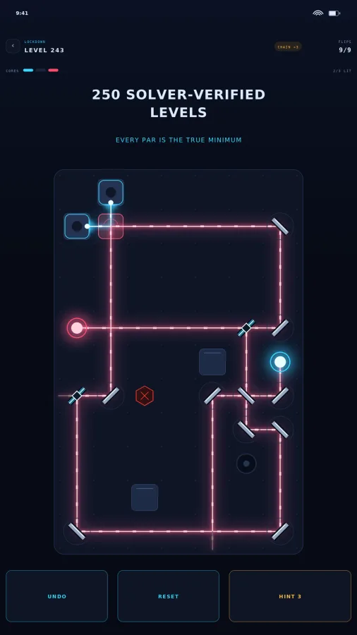 Lumenlock: Laser Logic Puzzle screenshot