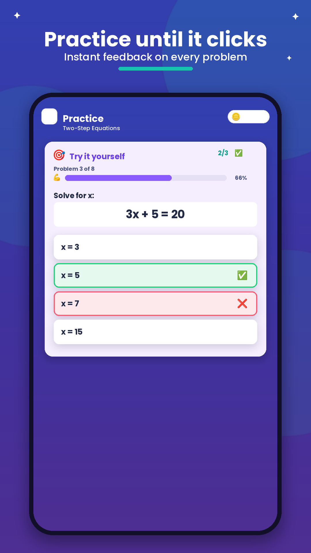 Mathlings: Advance to Algebra screenshot