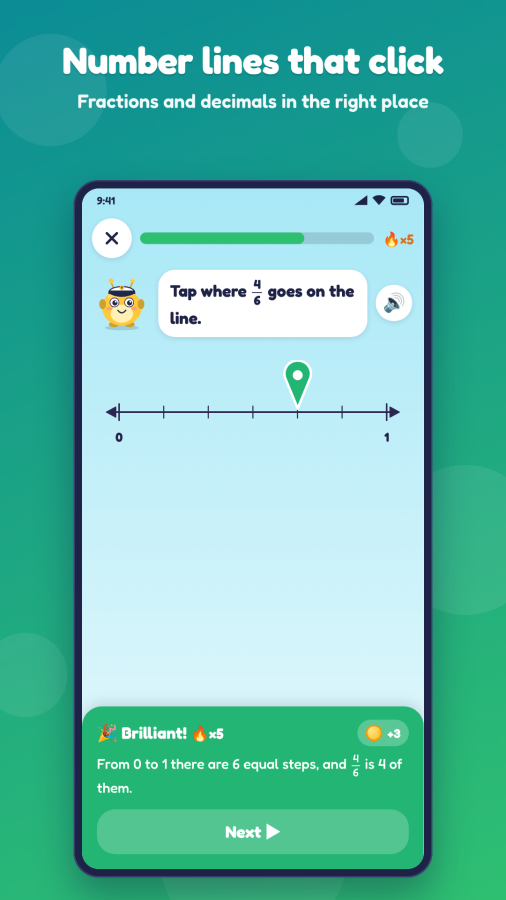 Mathlings: Decimals & Percents screenshot