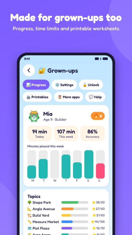 Mathlings: Geometry & Measure screenshot