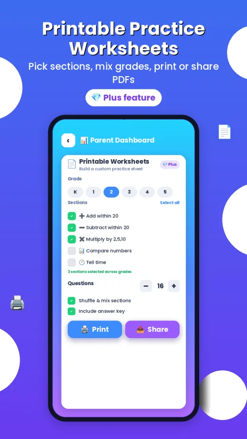 Mathlings: Math Quiz Adventure screenshot