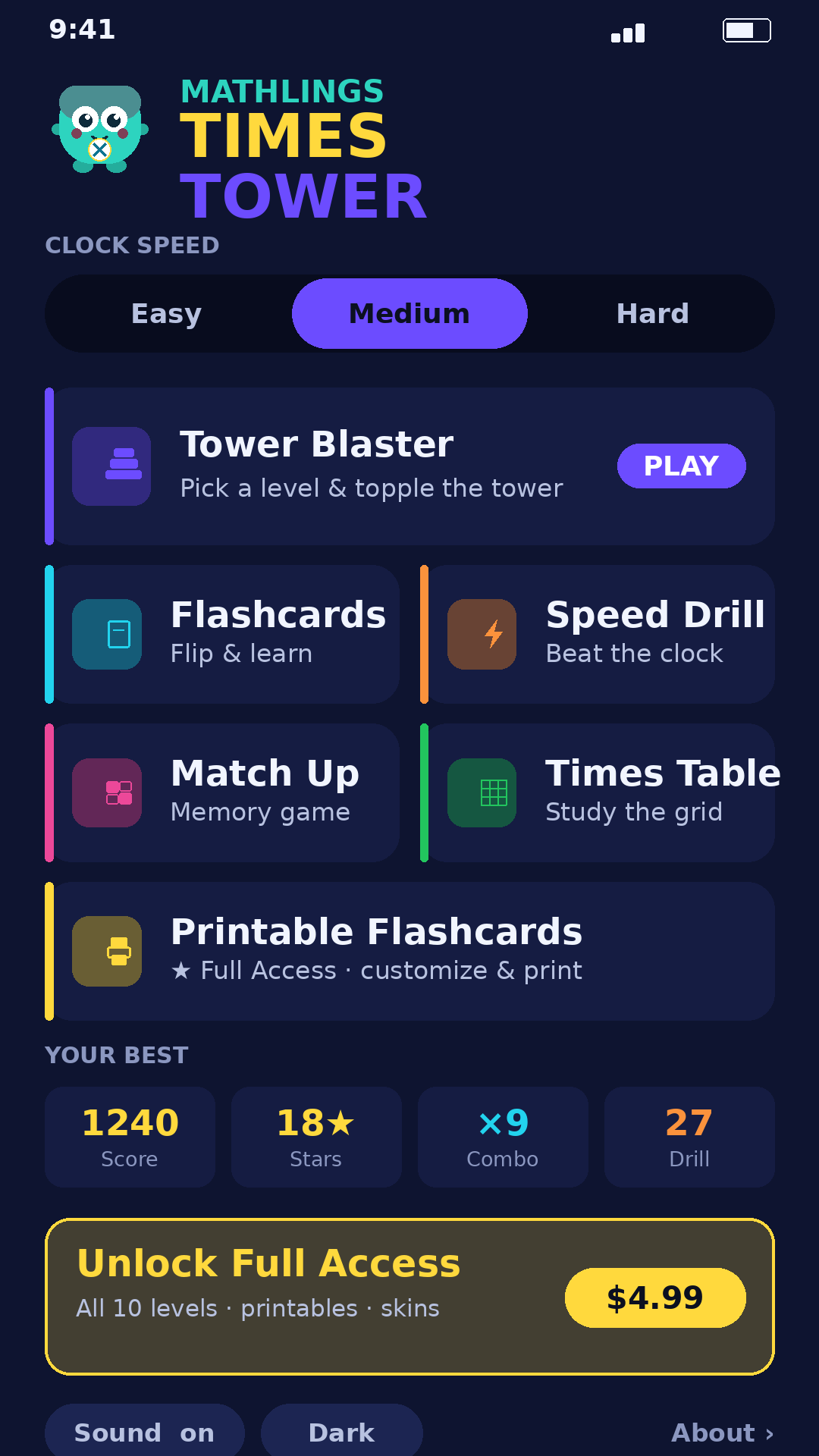 Mathlings: Times Tower screenshot