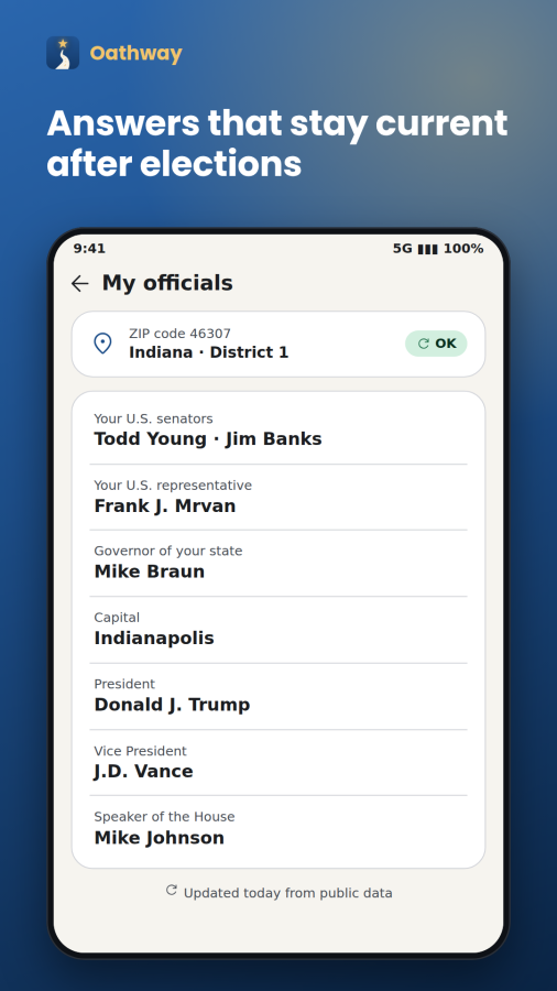 Oathway: US Citizenship Test screenshot