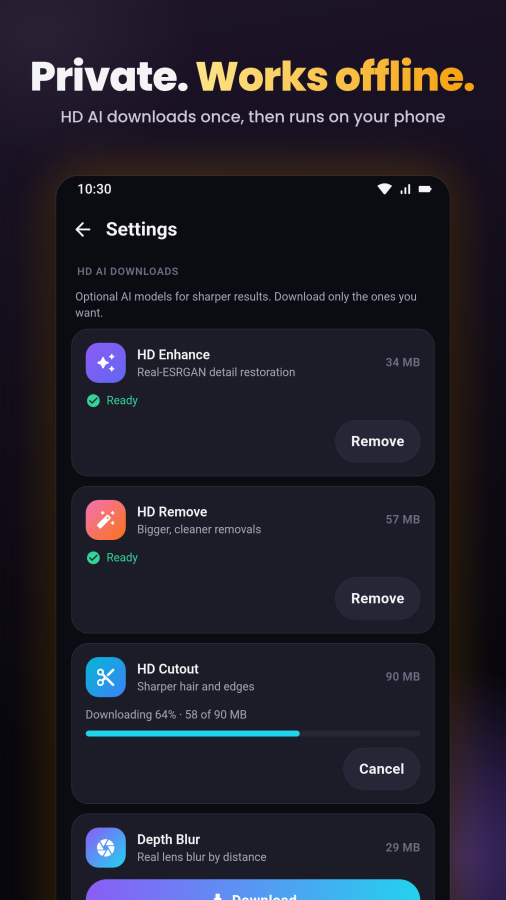 PixelSmith: AI Photo Editor screenshot