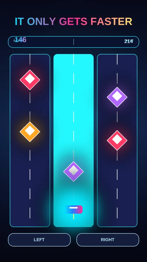 Prism Dash: Neon Dodge screenshot