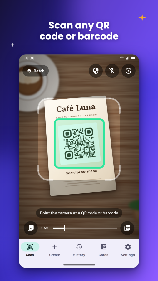QRWand: QR & Barcode Scanner screenshot