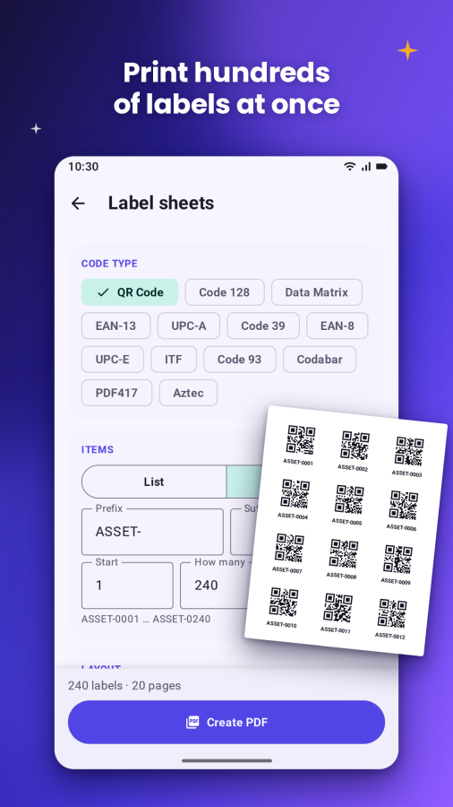 QRWand: QR & Barcode Scanner screenshot