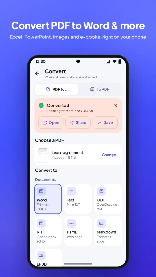 Scanvoy: PDF Scanner & Editor screenshot