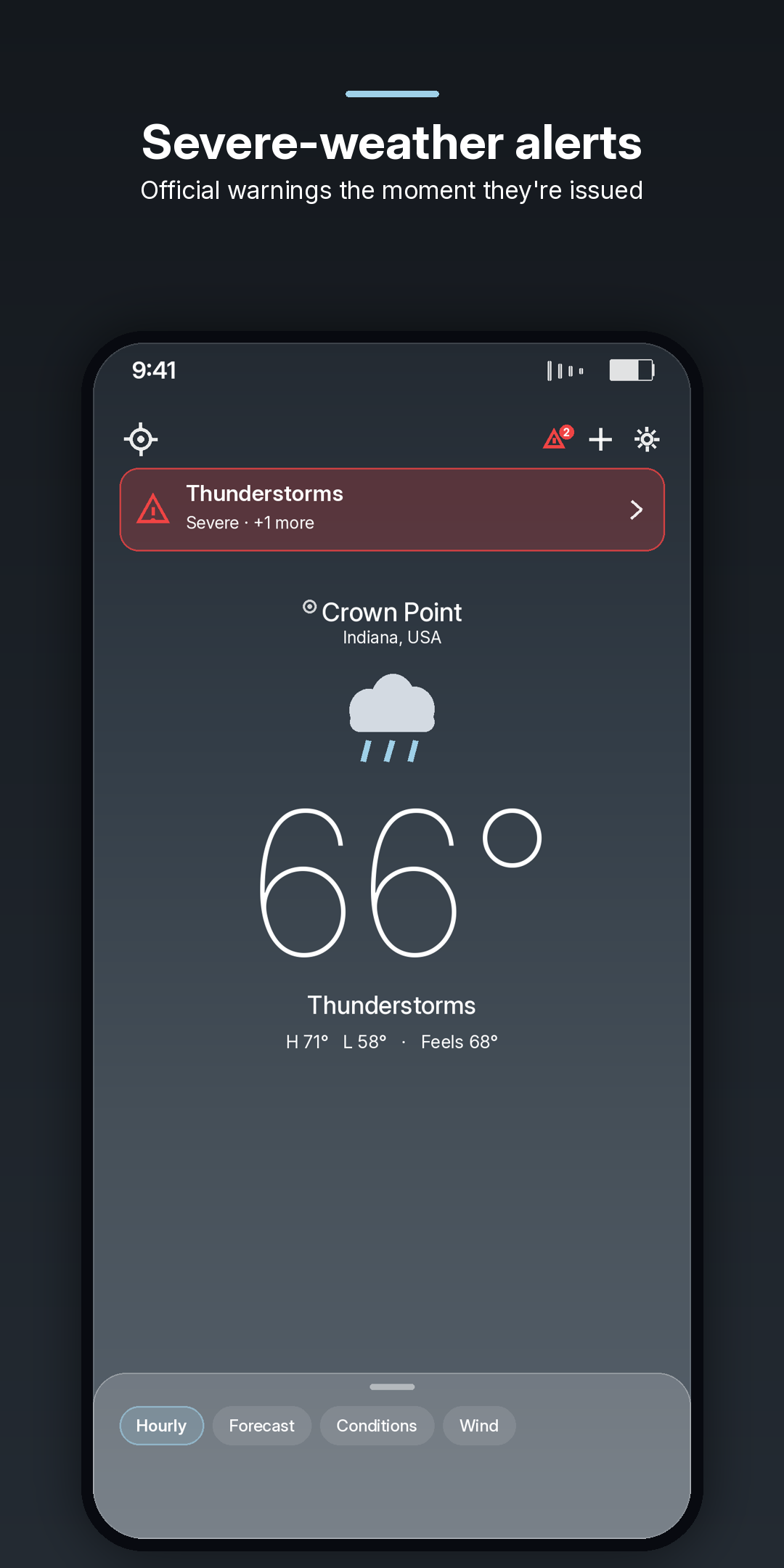 Skysmith: Weather & Alerts screenshot