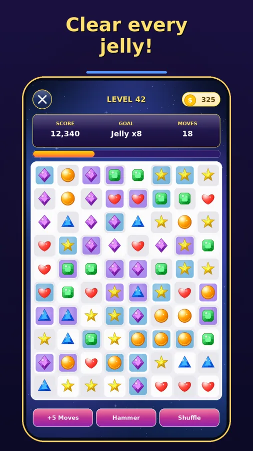 Sweet Crush Saga screenshot