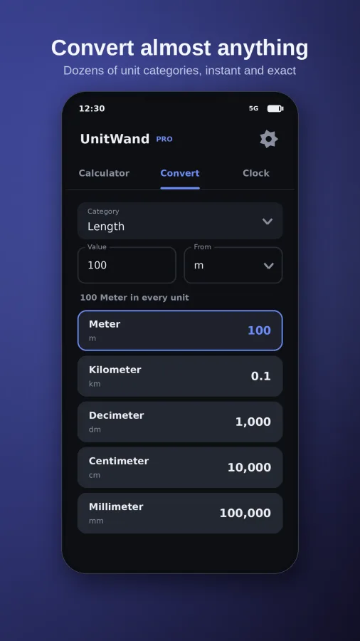 UnitWand: Calc & Convert screenshot