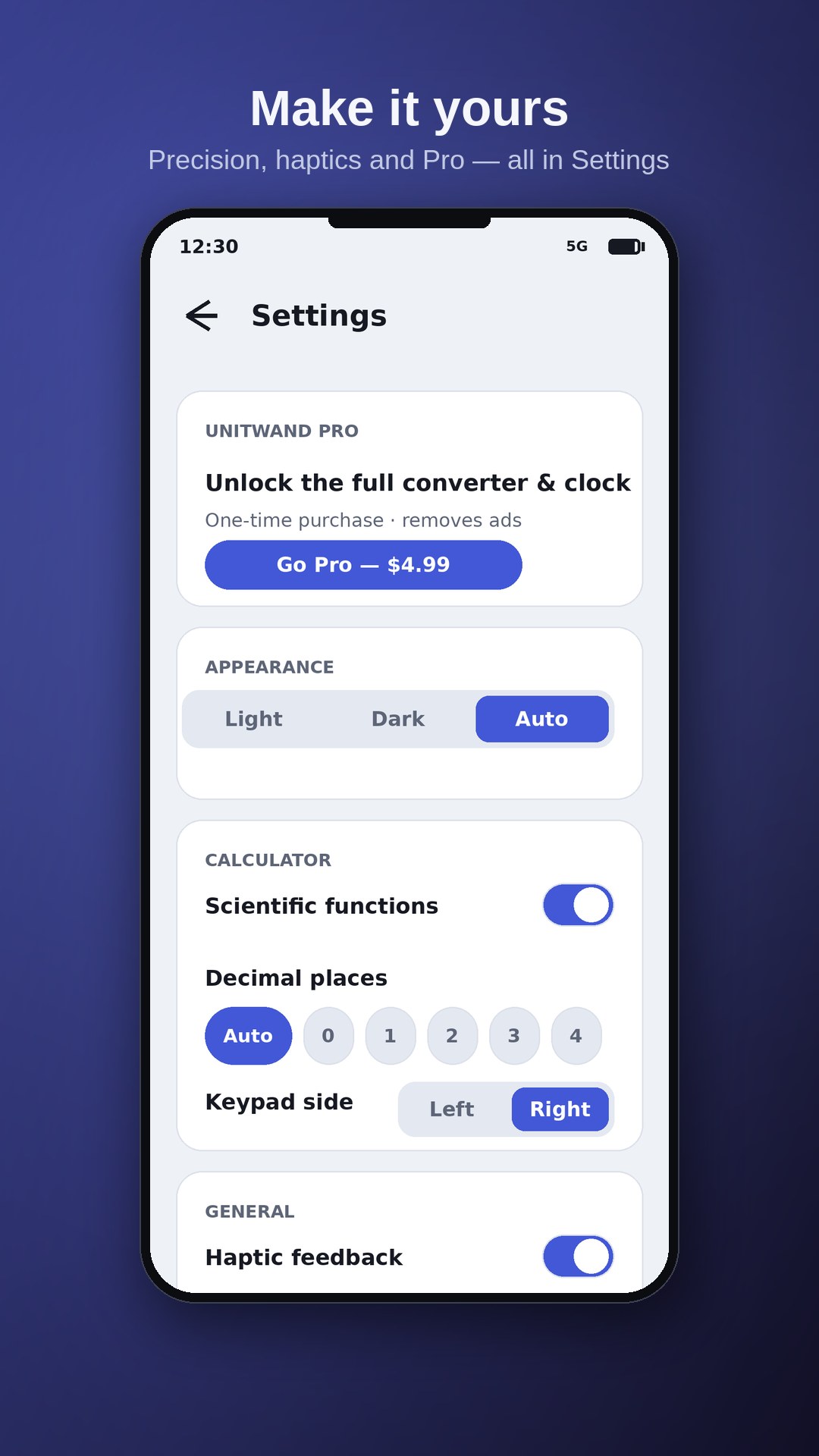 UnitWand: Calc & Convert screenshot
