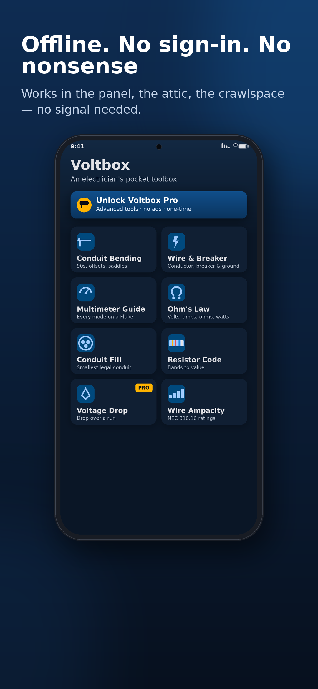Voltbox: Electrician Toolbox screenshot