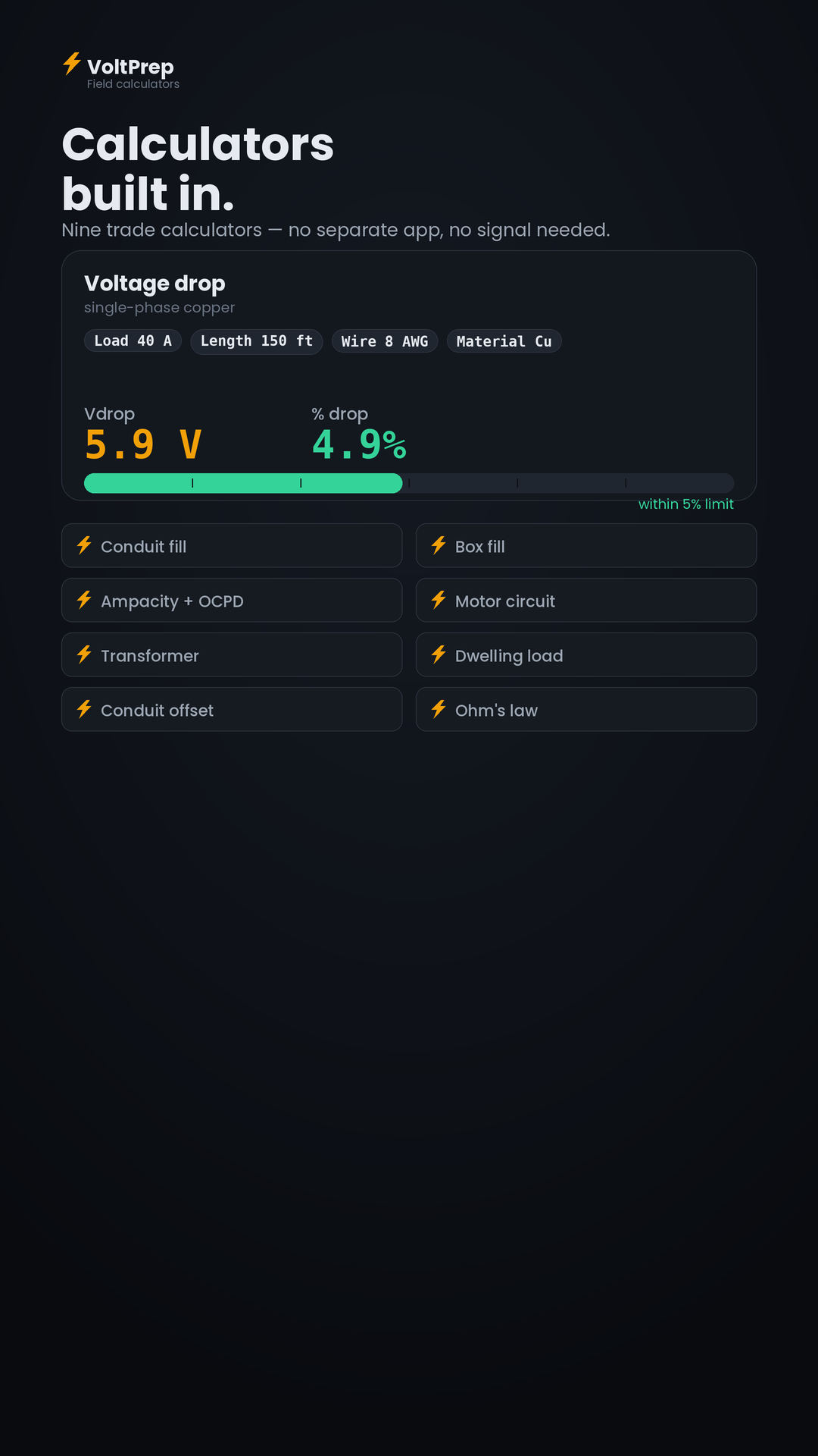 VoltPrep Electrician Exam Prep screenshot